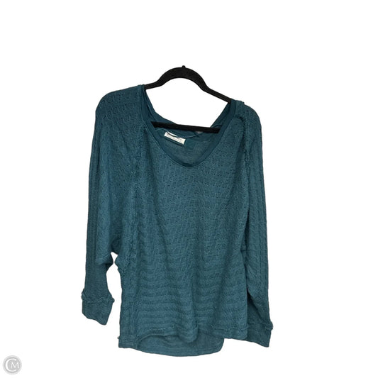 Top Long Sleeve By We The Free In Teal, Size: L