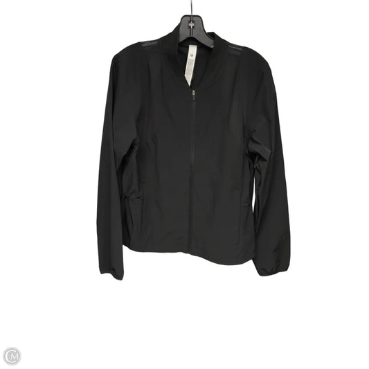Athletic Jacket By Lululemon In Black, Size: L