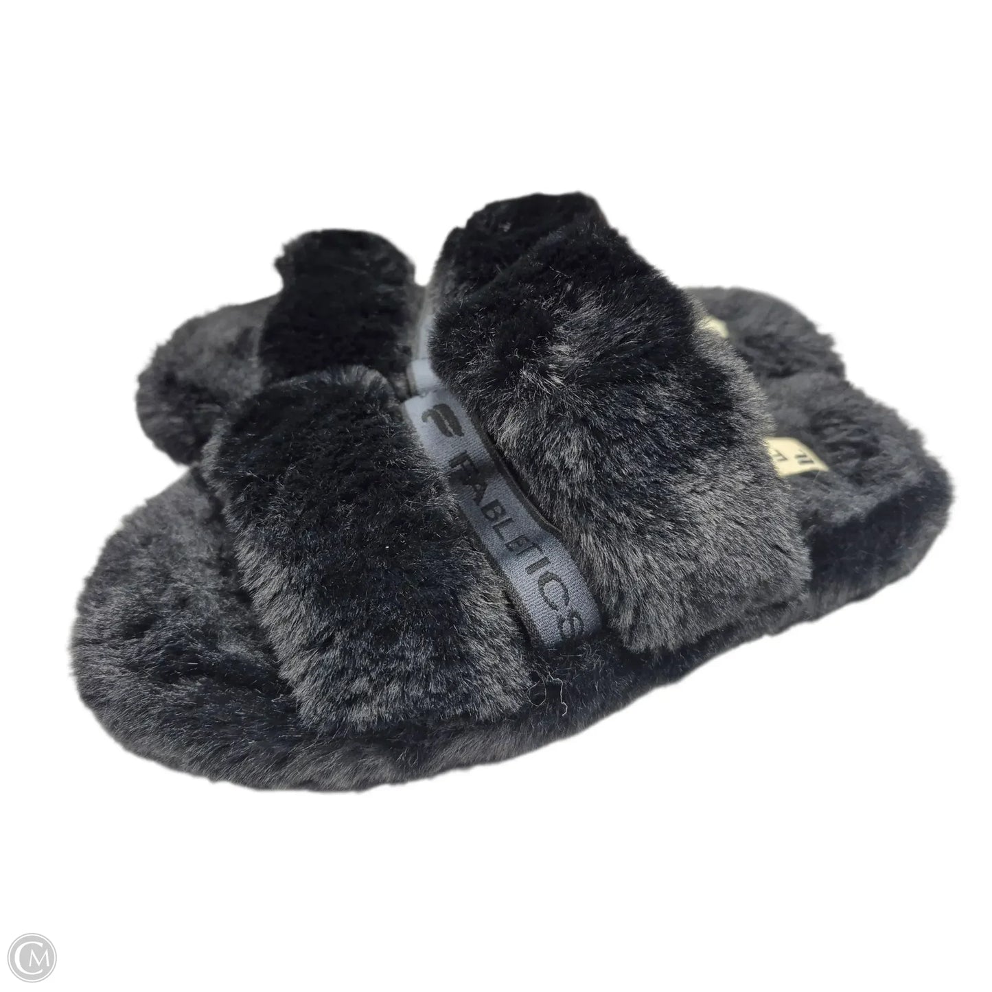 Sandals Flip Flops By Fabletics In Black, Size: 6