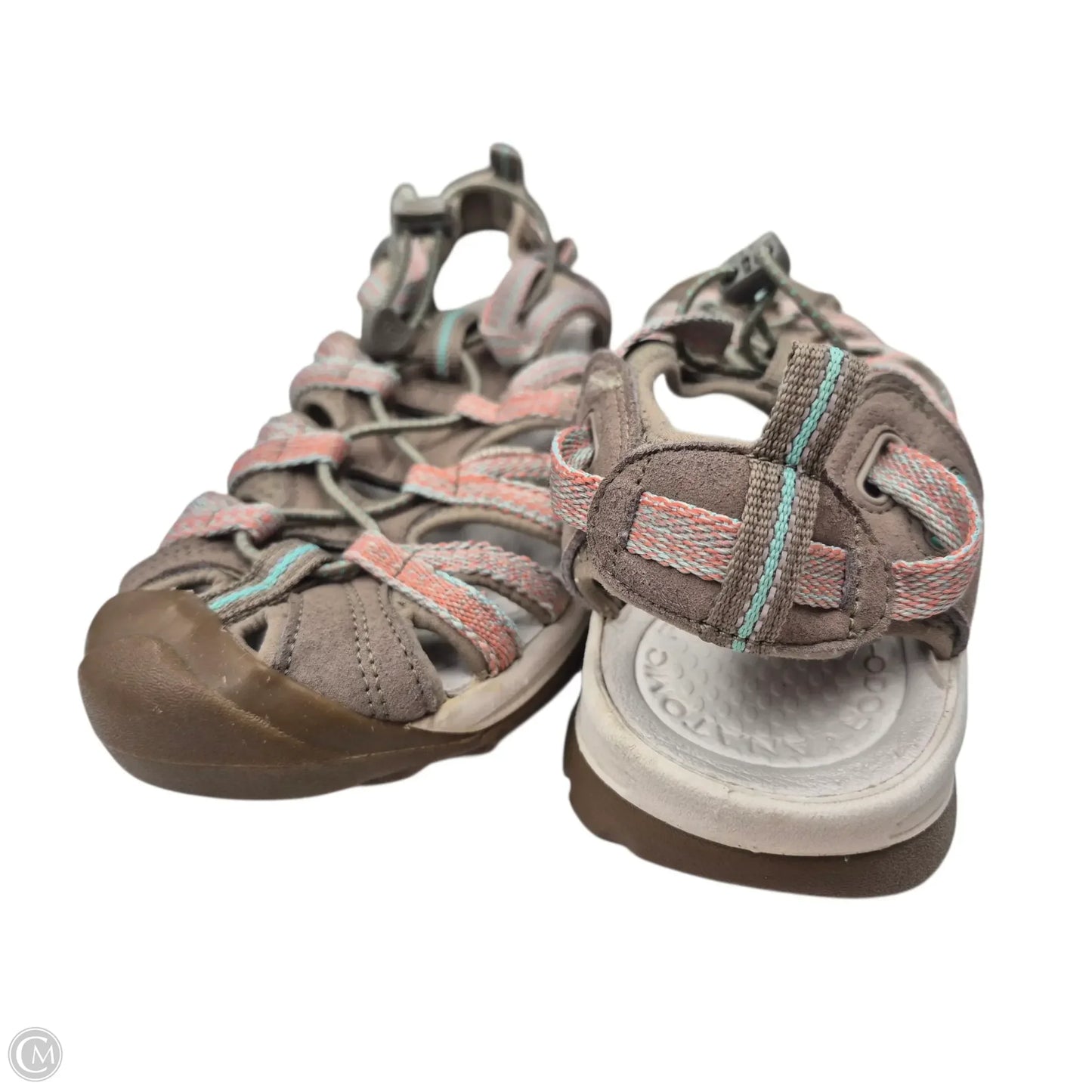 Sandals Sport By Keen In Brown & Orange, Size: 11