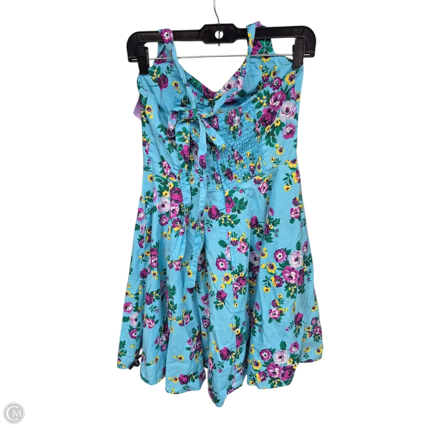 Dress Casual Short By Clothes Mentor In Blue & Purple, Size: M