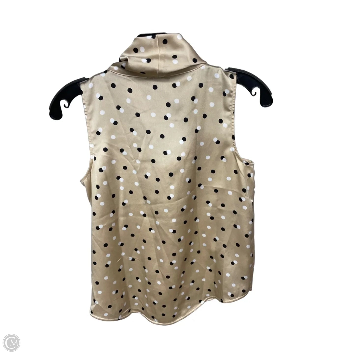 Top Sleeveless By Ann Taylor In Polkadot Pattern, Size: Xsp