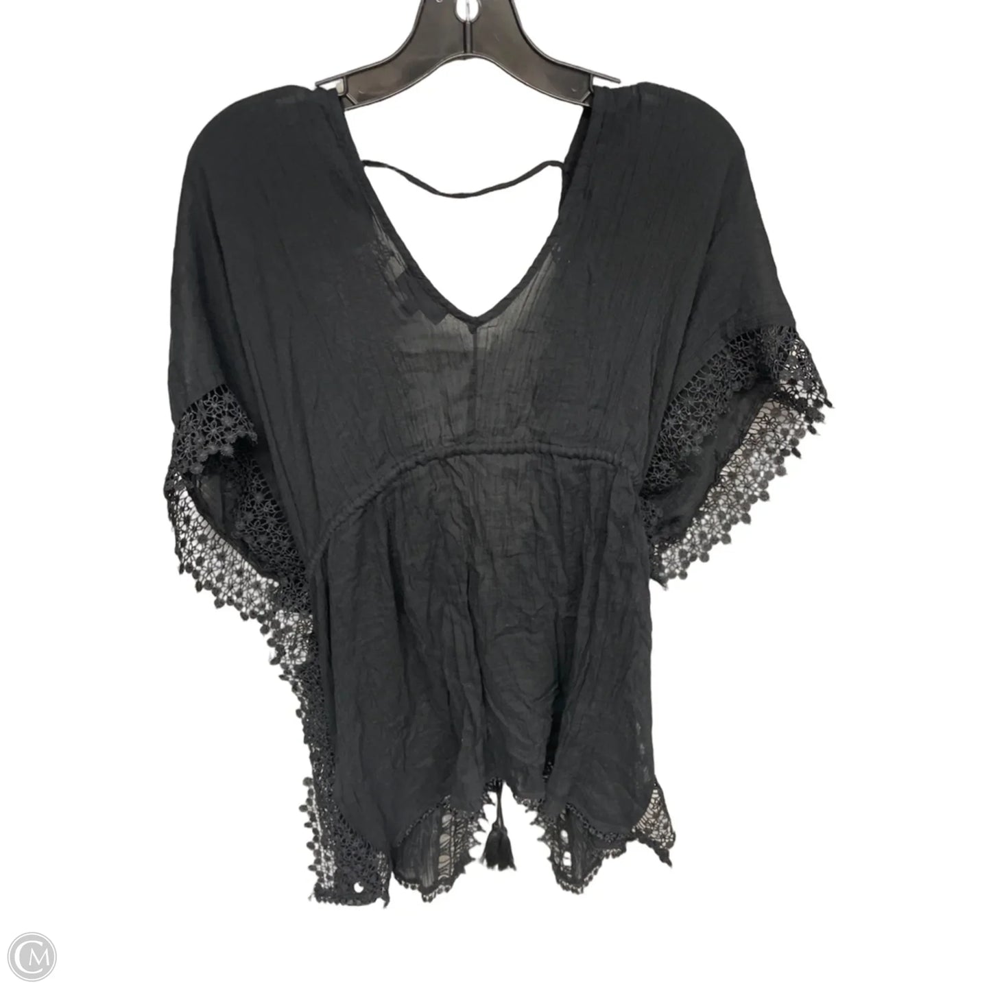 Swimwear Cover-up By Topshop In Black, Size: S