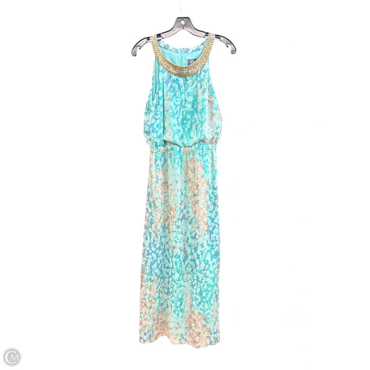Dress Casual Maxi By Vince Camuto In Blue & Pink, Size: 6