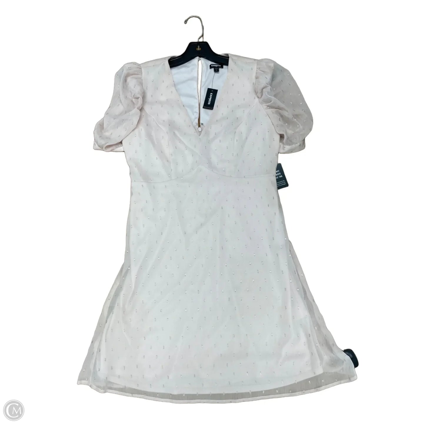 Dress Casual Short By Express In Pink, Size: M