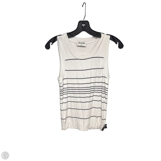 Top Sleeveless By Lna In Striped Pattern, Size: S