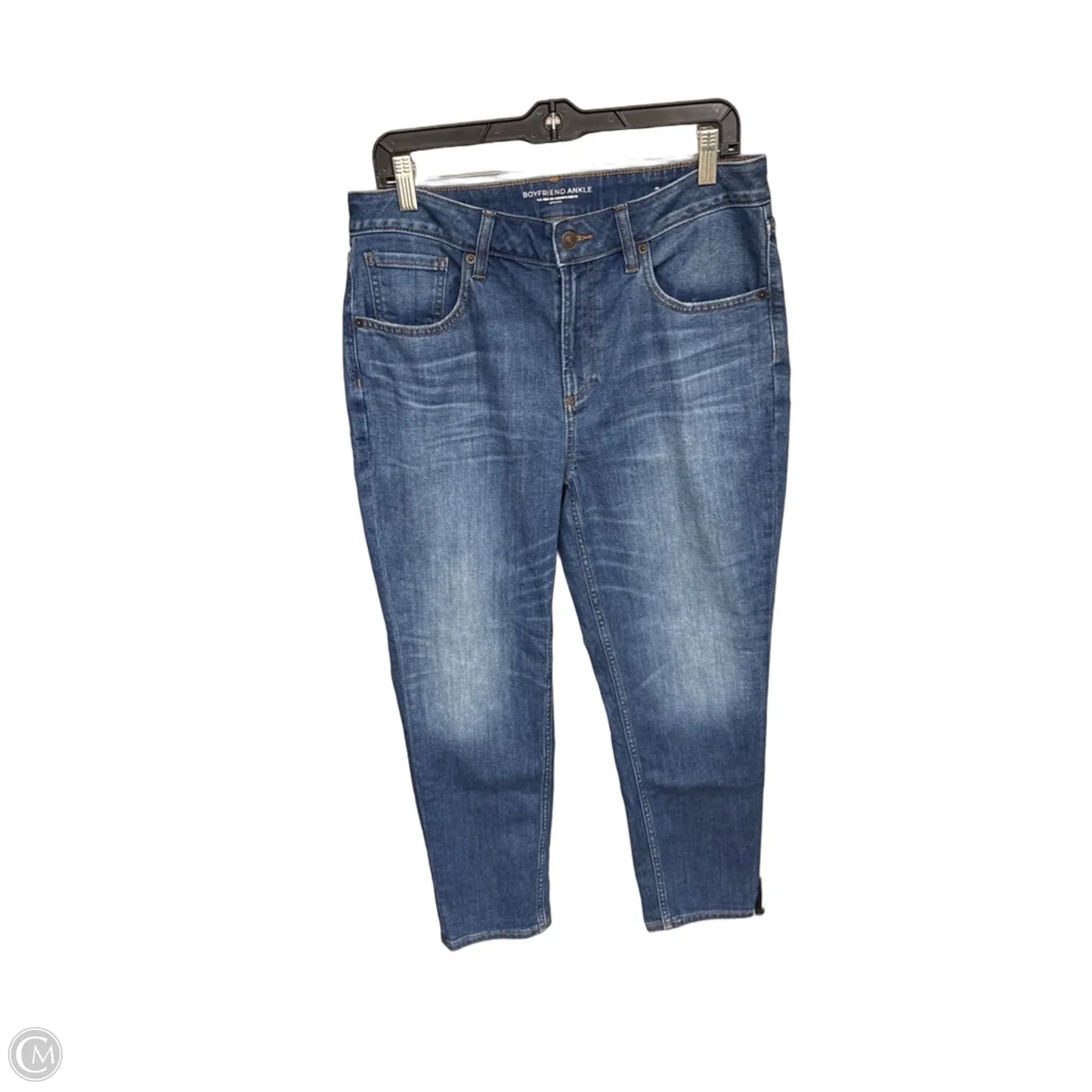 Jeans Boyfriend By Chicos In Blue Denim, Size: 8