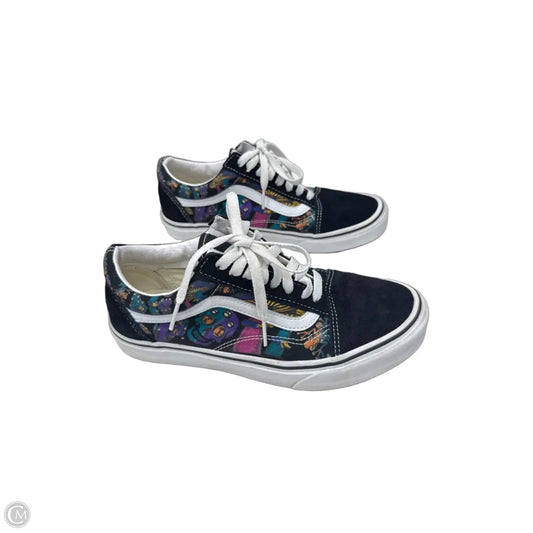 Shoes Flats By Vans In Black, Size: 8