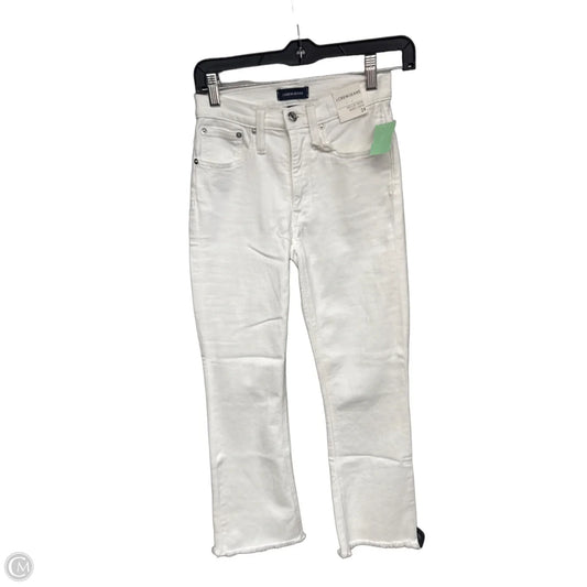 Jeans Boot Cut By J. Crew In White, Size: 0