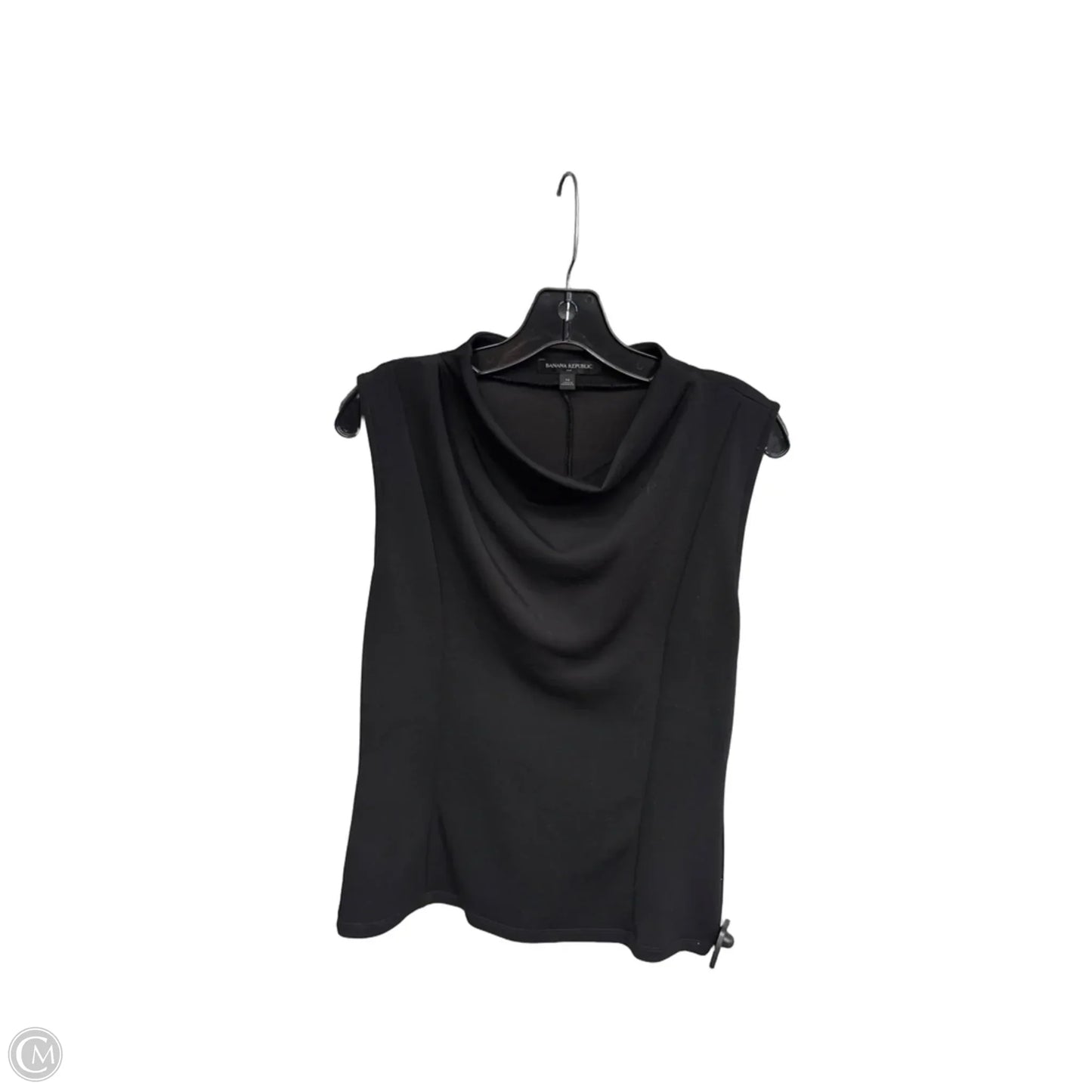 Top Sleeveless By Banana Republic In Black, Size: M