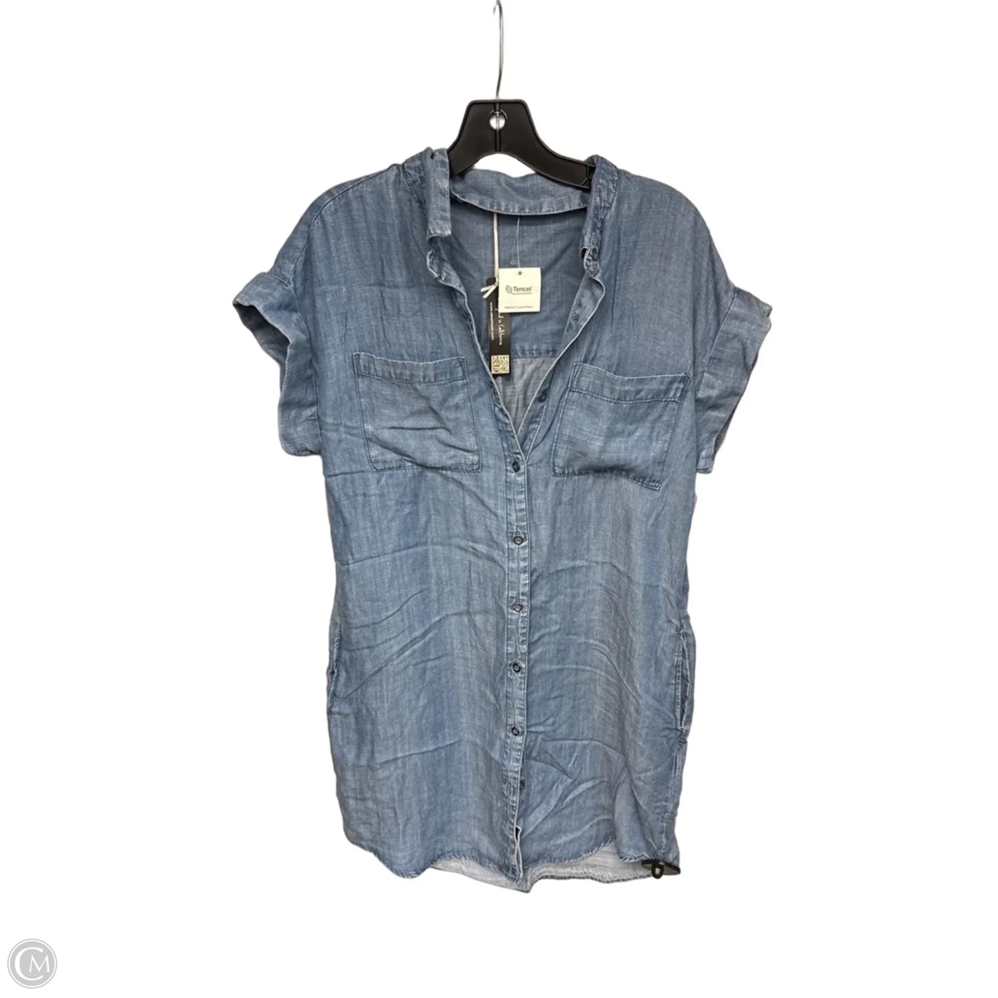 Dress Casual Short By Clothes Mentor In Blue, Size: M