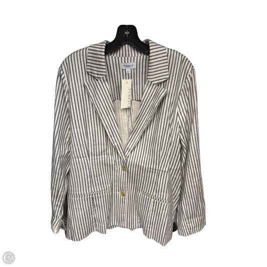 Blazer By Evereve In Striped Pattern, Size: L