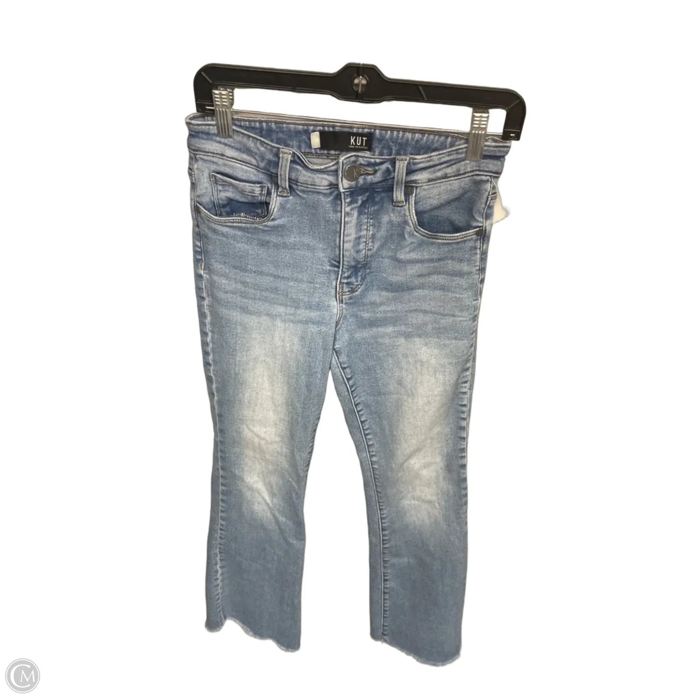 Jeans Wide Leg By Kut In Blue Denim, Size: 4