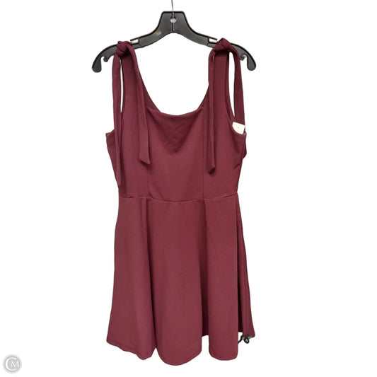 Dress Casual Short By Miami In Purple, Size: L