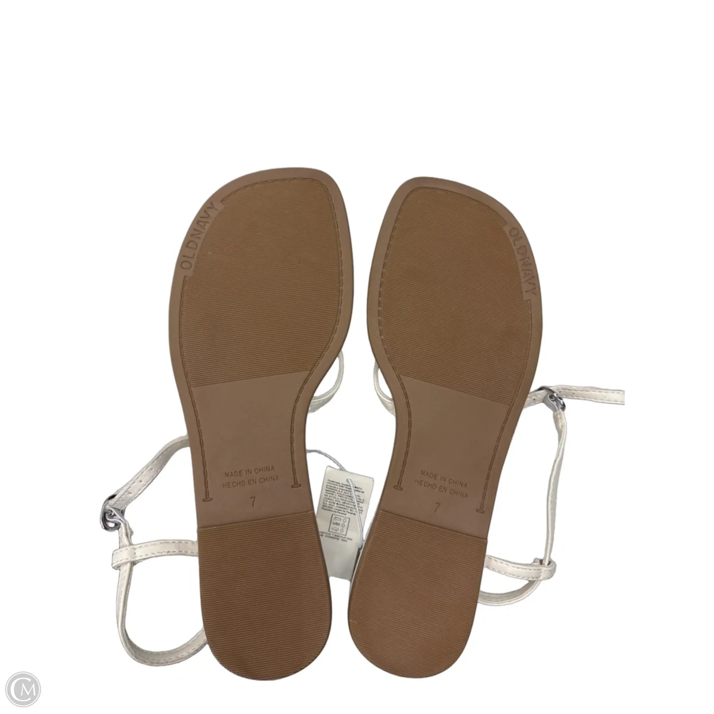 Sandals Flats By Old Navy In White, Size: 7