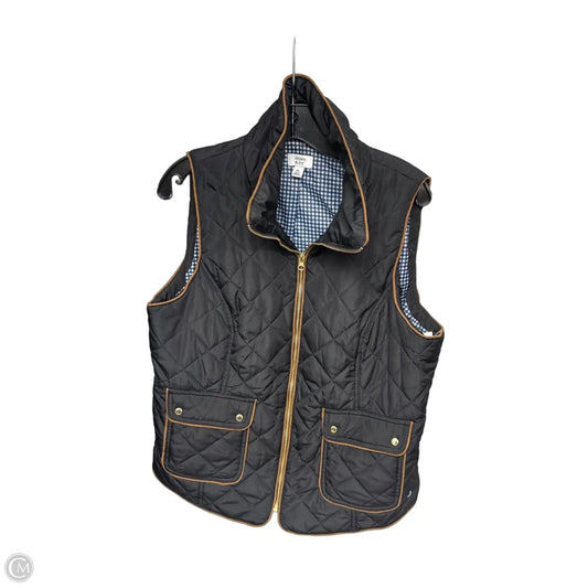 Vest Puffer & Quilted By Crown And Ivy In Black & Blue, Size: Xl
