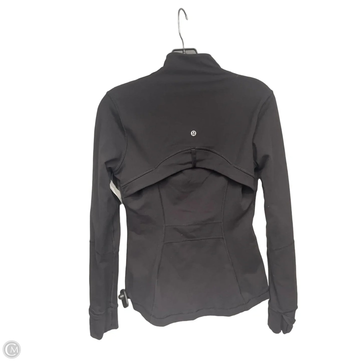 Athletic Jacket By Lululemon In Black, Size: 6