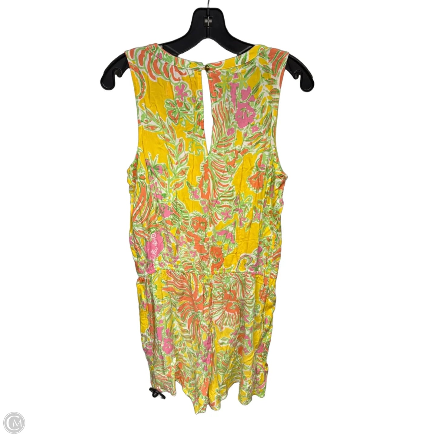 Romper By Lilly Pulitzer In Green & Yellow, Size: M