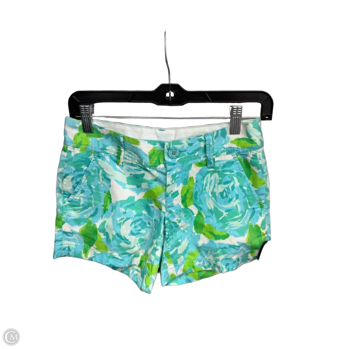 Shorts By Lilly Pulitzer In Blue & Green, Size: 0