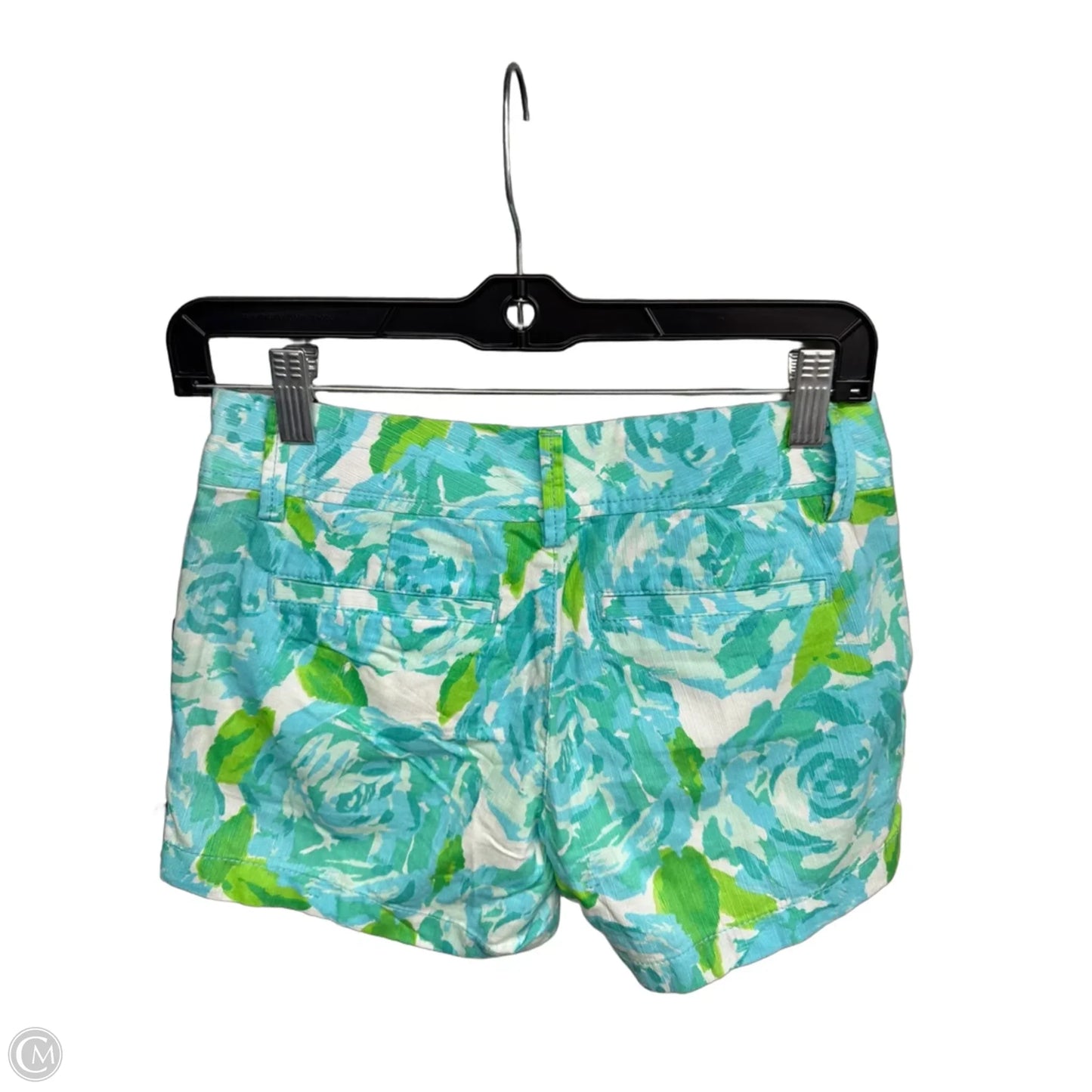 Shorts By Lilly Pulitzer In Blue & Green, Size: 0