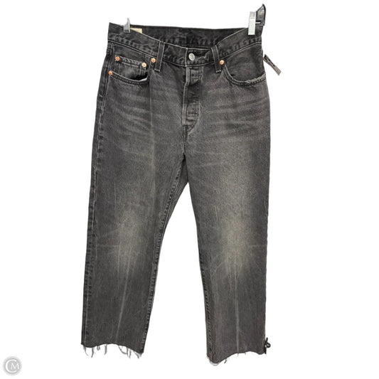 Jeans Straight By Levis In Black, Size: 6