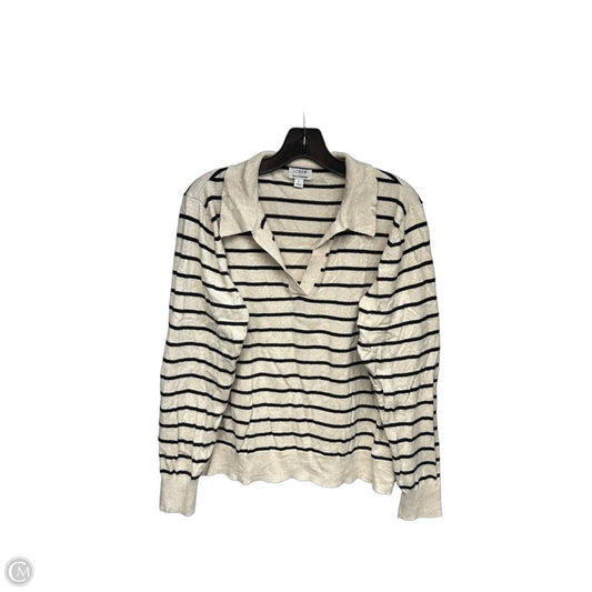 Sweater By J. Crew In Striped Pattern, Size: L