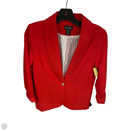 Blazer By Nicole Miller In Red, Size: S