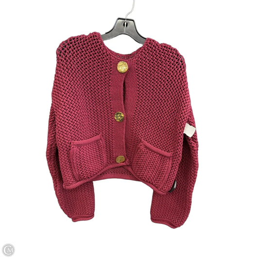 Cardigan By Zara In Red, Size: M