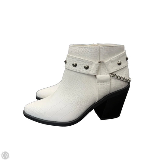 Boots Ankle Heels By Matisse In White, Size: 7