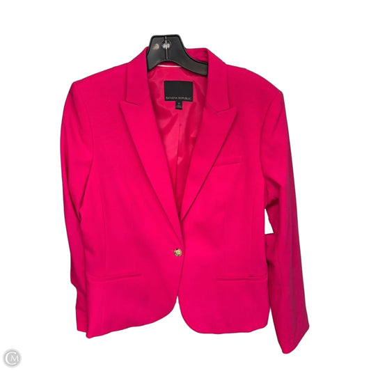 Blazer By Banana Republic In Pink, Size: 12