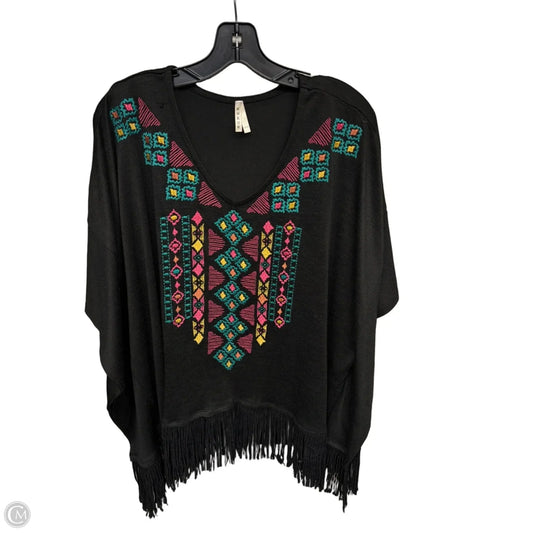 Shawl By Roper In Black, Size: 2x