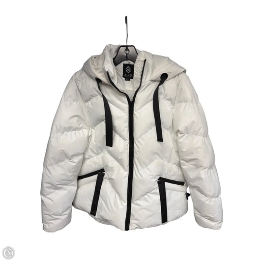 Coat Puffer & Quilted By Cmc In White, Size: L