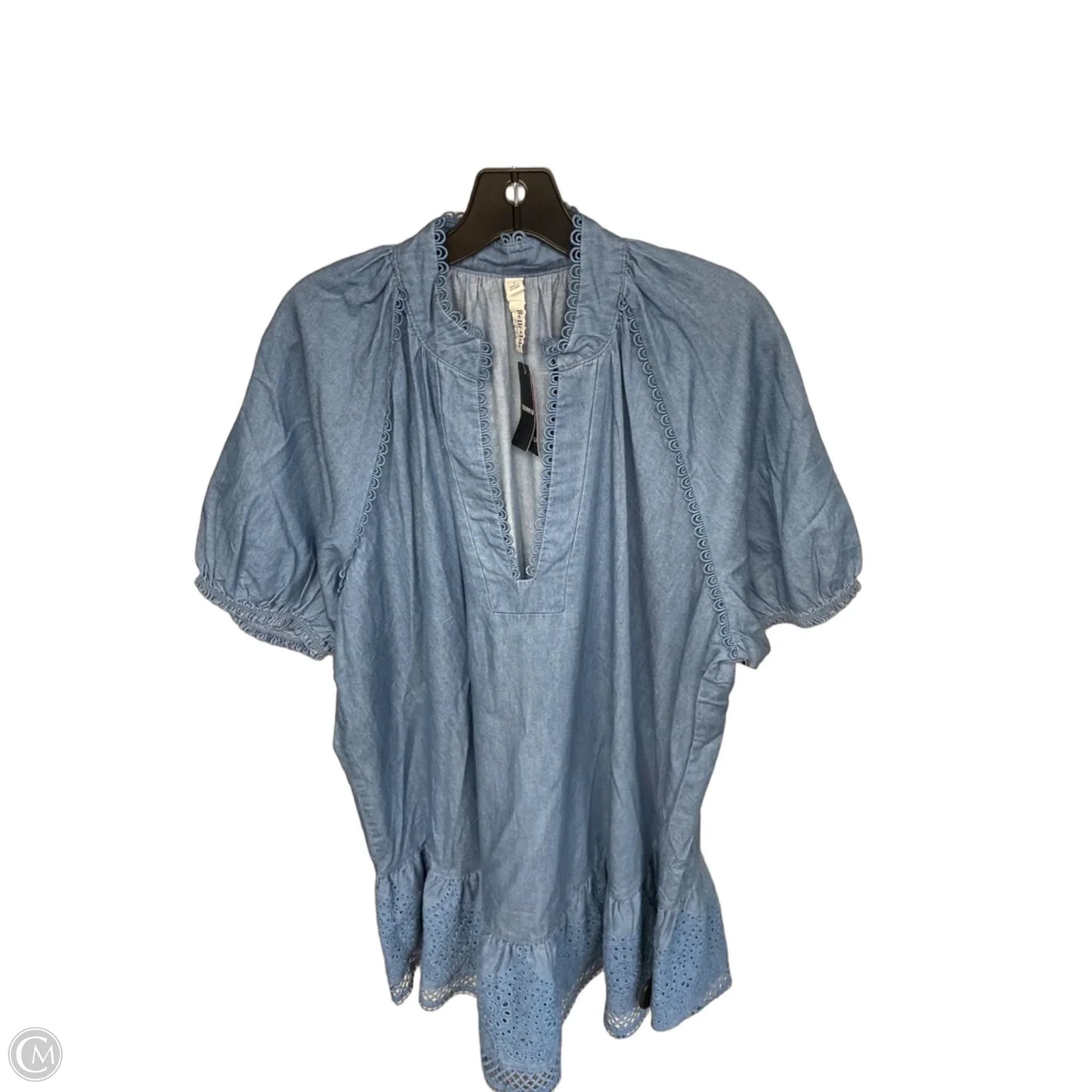 Dress Casual Midi By Torrid In Blue Denim, Size: 14