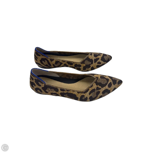 Shoes Flats By Rothys In Leopard Print, Size: 8.5