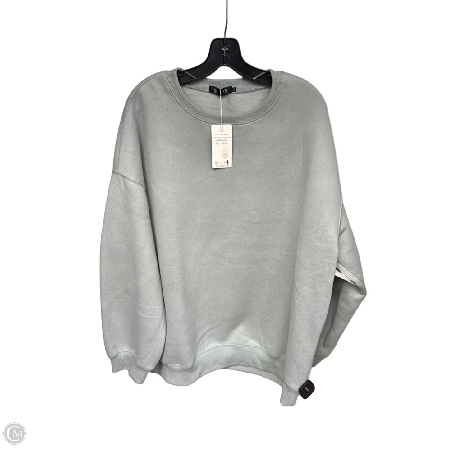 Sweatshirt Crewneck By Clothes Mentor In Green, Size: Xl