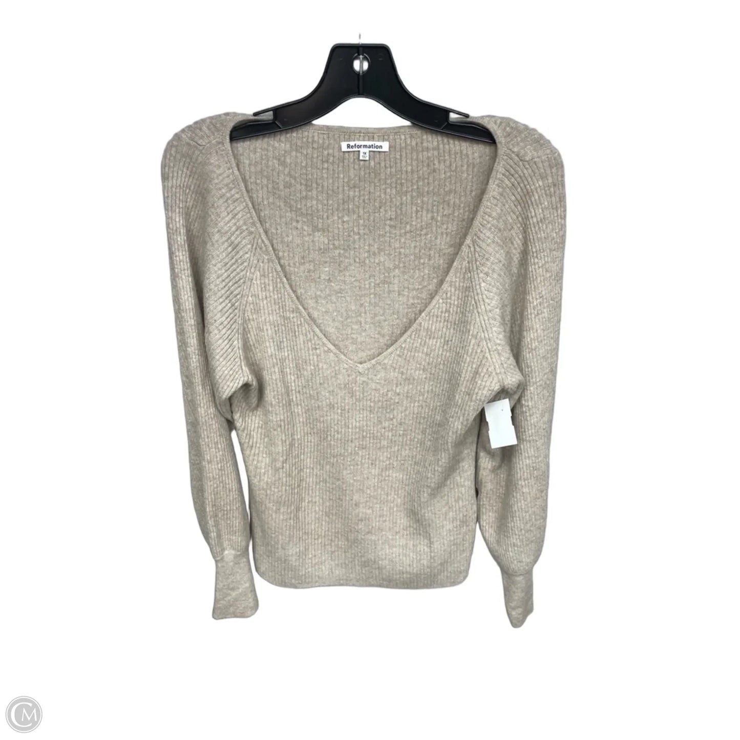 Sweater Designer By Reformation In Brown, Size: 1x