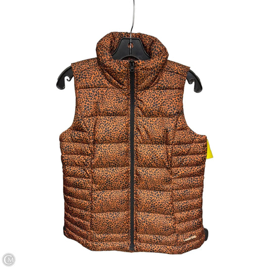 Vest Puffer & Quilted By Lands End In Animal Print, Size: Xs