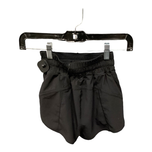 Athletic Shorts By Lululemon In Black, Size: Xs