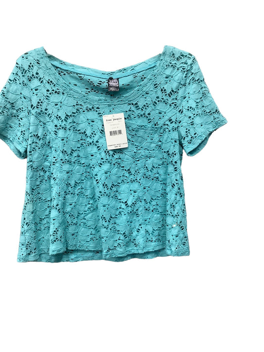 Teal Top Short Sleeve Free People, Size M