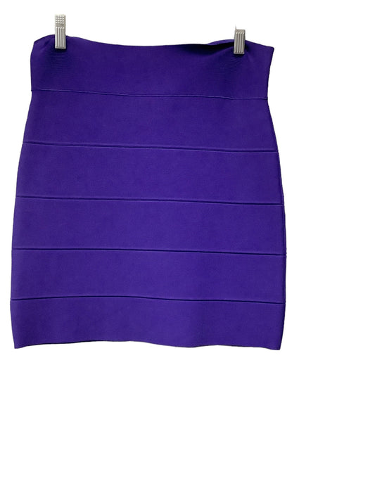 Purple Skirt Mini & Short Bcbgmaxazria, Size L