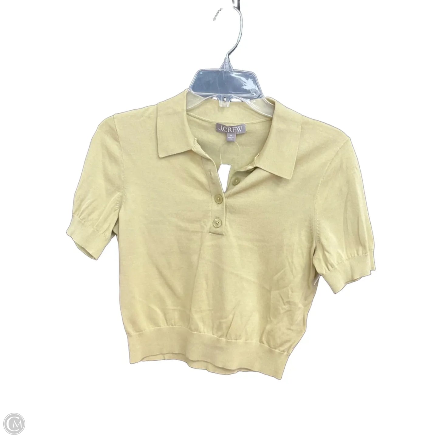 Top Short Sleeve By J. Crew In Green, Size: Xs