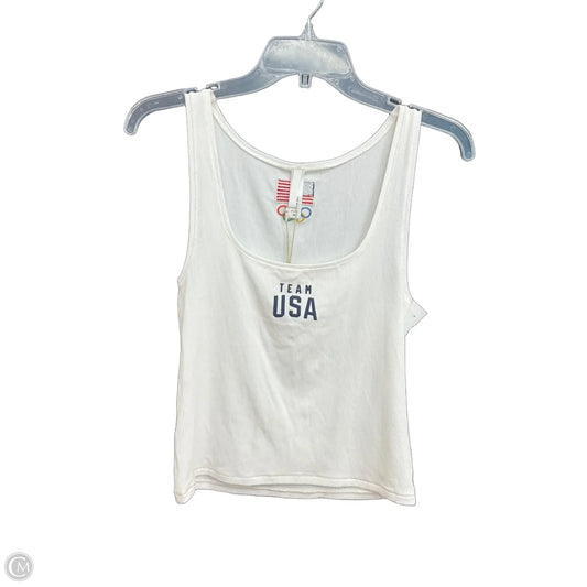 Top Sleeveless By Skims In White, Size: 2x