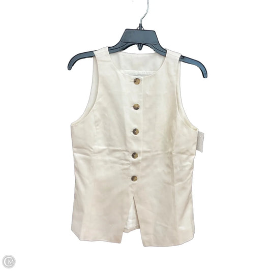 Top Sleeveless By Madewell In Cream, Size: Xs