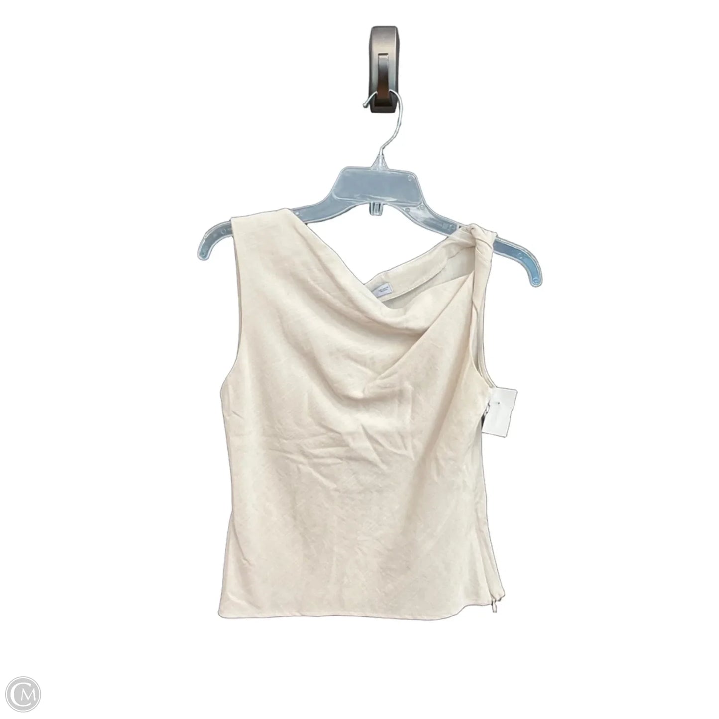 Top Sleeveless By Mng In Taupe, Size: Xs