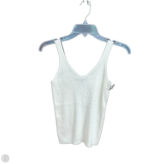 Top Sleeveless By Banana Republic In Cream, Size: Xxs