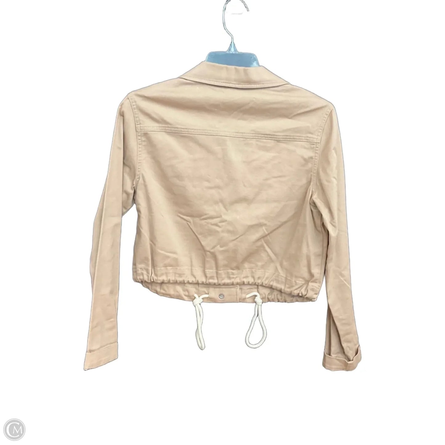 Jacket Denim By Express In Brown Denim, Size: Xs