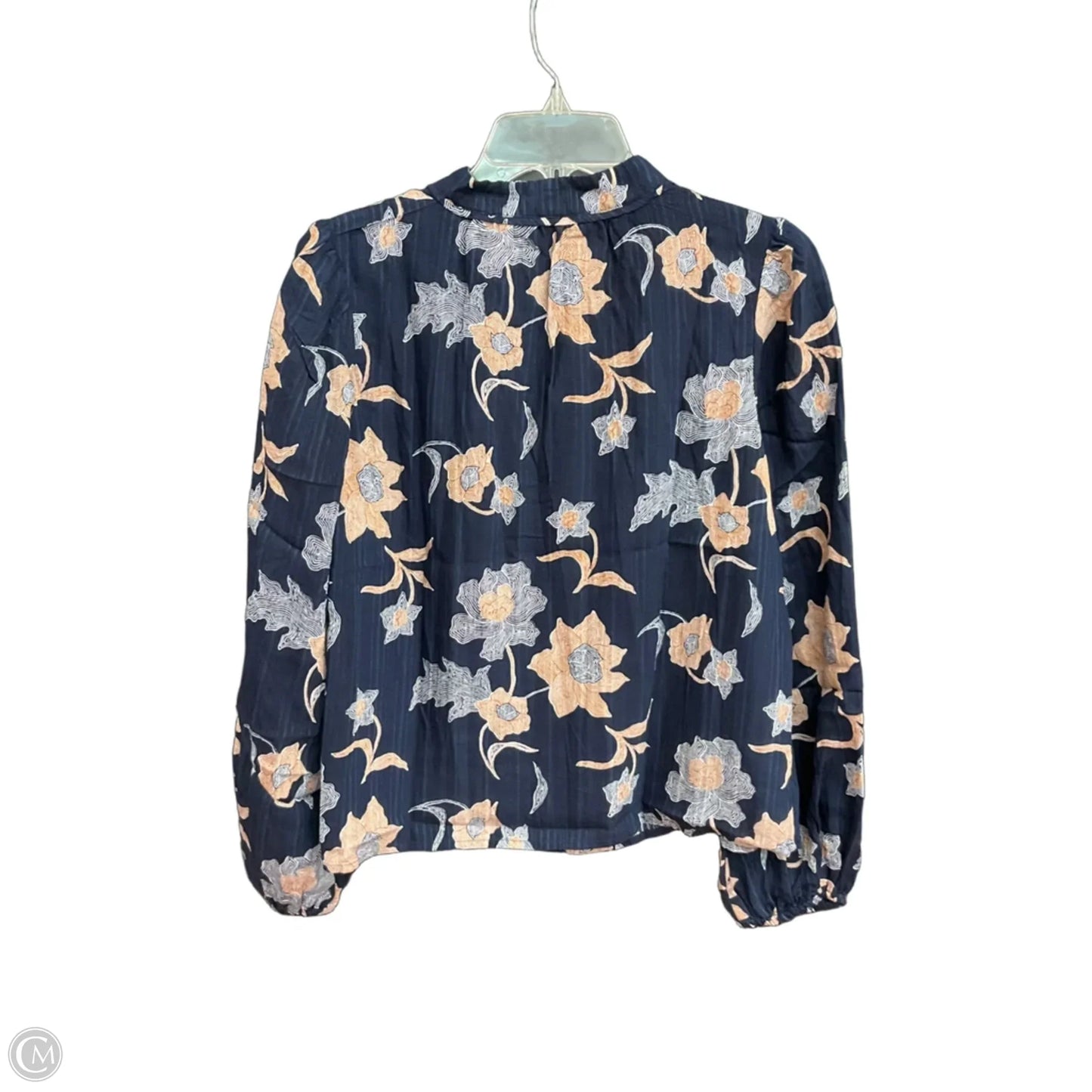 Top Long Sleeve By Loft In Navy, Size: Mp