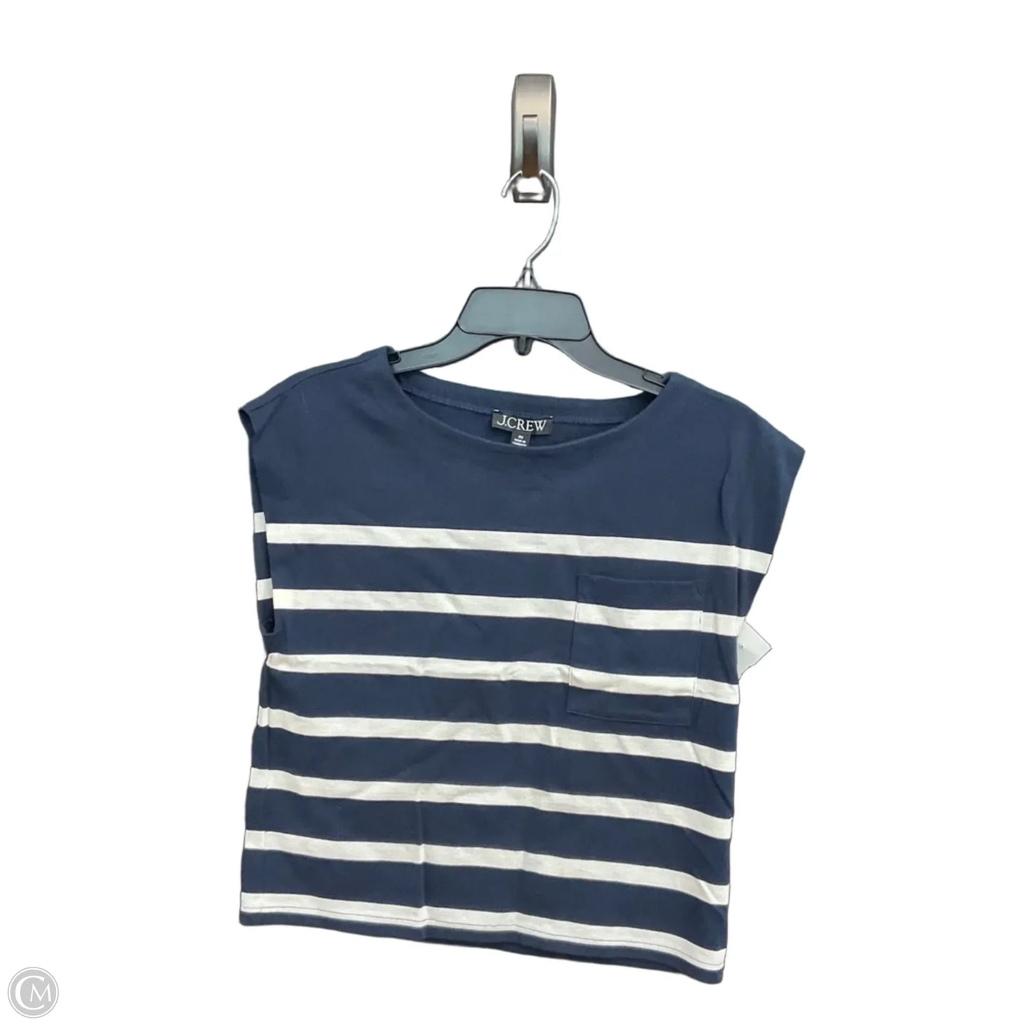 Top Sleeveless By J. Crew In Navy, Size: Xs