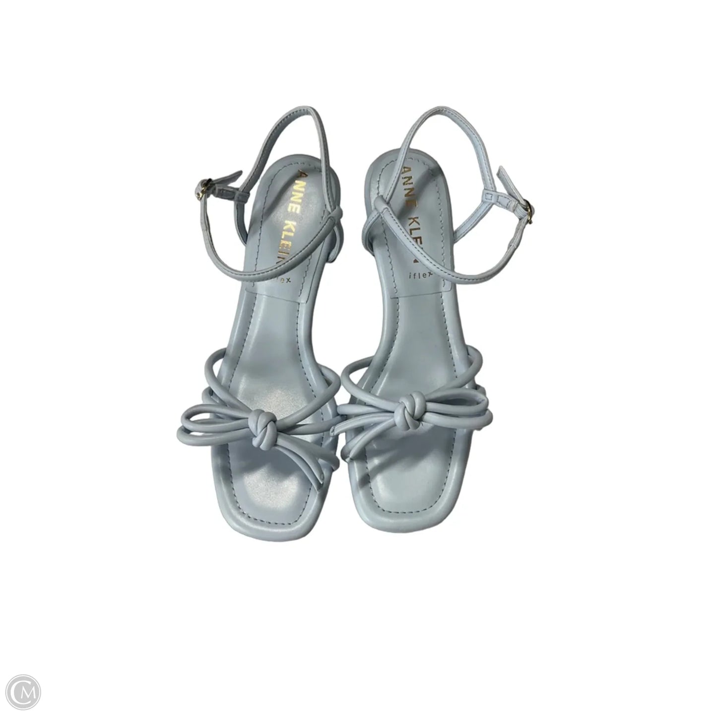 Sandals Heels Block By Anne Klein In Blue, Size: 8