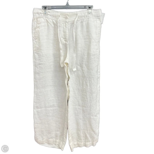 Pants Linen By Loft In White, Size: 4